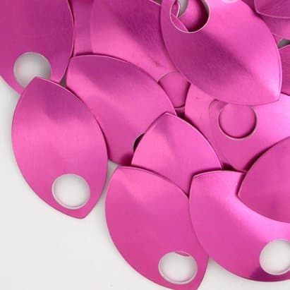 Scalemail Armor Scales - Anodized Aluminum (Medium, Pink)
