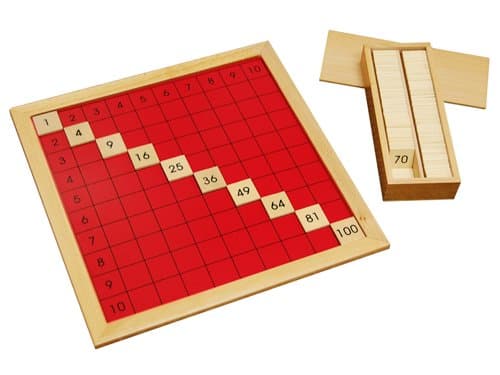 Kid Advance Montessori Pythagoras Board
