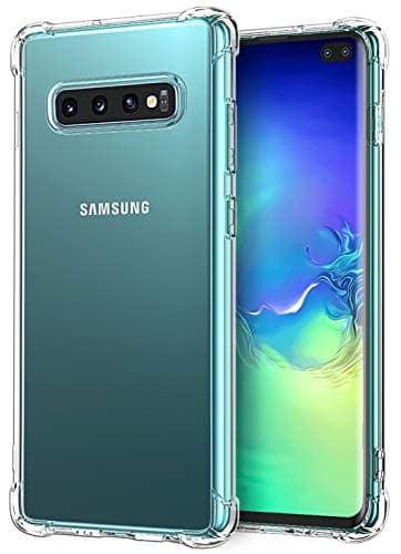 Comsoon for Samsung Galaxy S10 Plus Case, [4 Corners Protection][Crystal Clear] Soft TPU Bumper Slim Protective Case Cover Scratch-Resistant with Shock Absorption for Galaxy S10 Plus 6.4” 2019
