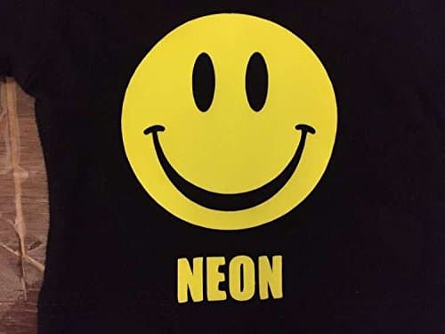 Custom Neon Fluorescent Finish Iron-on Designs for Personalized T-shirt Diy Moq 100pcs (6")