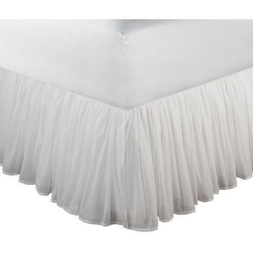 White Voile Fuller Platform Valance in Many patterns - Velcro detachable