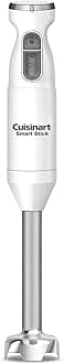 Smart Stick Two-Speed Hand Blender, Powerful Immersion Blender with 300-Watt Motor Blends Shakes, Smoothies, Puree, Baby Food, Soups & Sauces, CSB-175P1, White