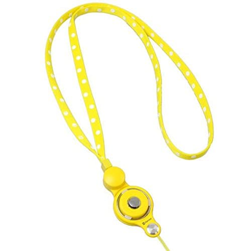 HandLinker Putto Mobile Neck Strap Polka Dot (Yellow)