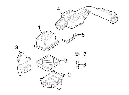 Mopar 4861756AA Air Filter