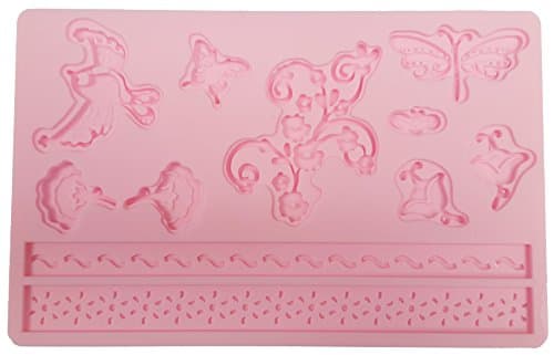 Modern Everyday Fondant and Gum Paste Silicone Mold - Spring