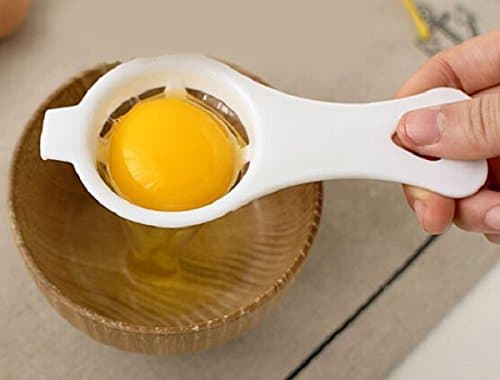 Egg Separator Tool Kitchen Gadget Baking Cooking Diet Health Recipe Helper Yolk White Filter Plastic Sifting