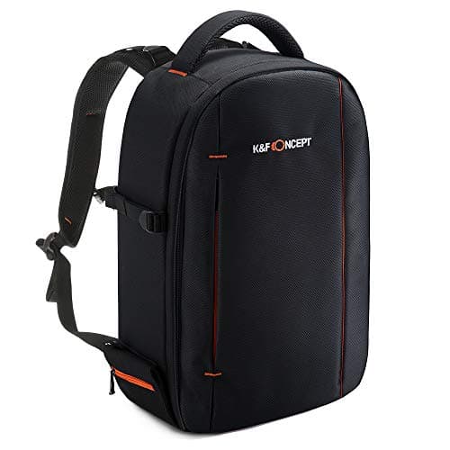 SharpCam Professional DSLR Backpack for Canon Nikon Sony Camera, 13.3'' Laptop,Tripod and Photography Accessories