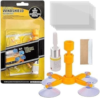 Eagle Enterprise 1 PC Windshield Repair KitWindshield Repair Kit? Auto Glass Repair Kit for Fix Chip Scratch, Bulls-Eye, Star-Shaped and Half-Moon Cracks (Pack of 1)