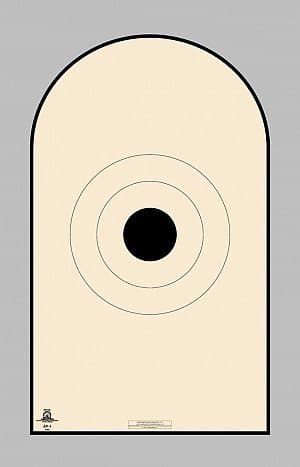 CHLTargets.comOfficial AP-1 Bianchi cup shooting target - Official target of The NRA World Action Pistol Championship - Action Target
