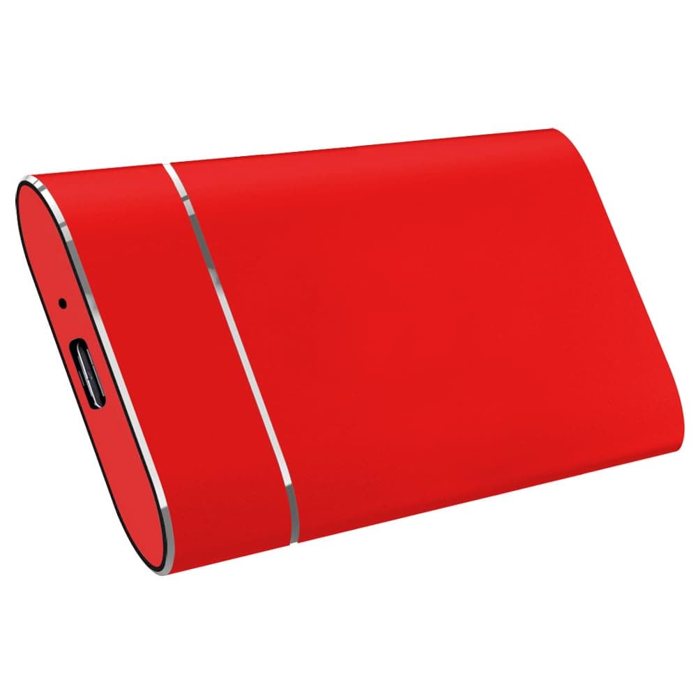 18TB New External Hard Drive,Solid State External Hard Drives,Computer Backup Disk Drive USB3.0 to Type C for PC & Mac, Plug and Play Ready (Red)