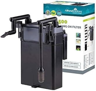 HOB-500 Aquarium External Fish Tank Water Filter for Coldwater, Tropical or Marine Aquariums, for Tanks Up to 250 Litres – Includes Filter Foams, hose and Spray Bar - Full Kit.