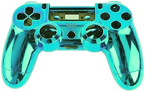 eWINNER For PlayStation 4 PS4 DualShock Controller - Metallic Coating Plastic Hard Case Cover - Blue