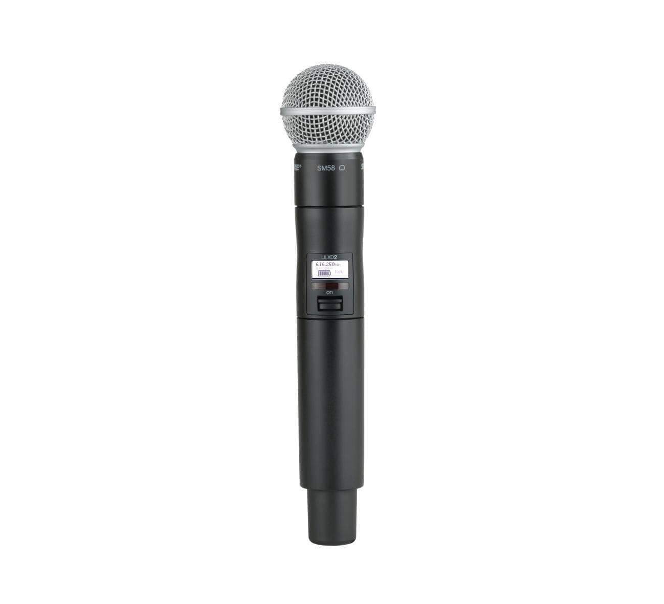 ULXD2/SM58 Handheld Transmitter with SM58 Vocal Mic Capsule - for use with ULX-D Digital Wireless Microphone Systems, Receiver Sold Separately | G50 Band (ULXD2/SM58=-G50)
