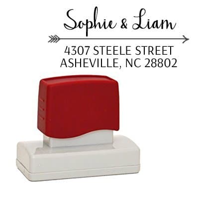 Self-Inking address stamp, Wedding Gift Return Address Stamper, Custom Stamp for Couples, A Classy Address Stamper Personalized for Family, Business, Wedding, or Gift