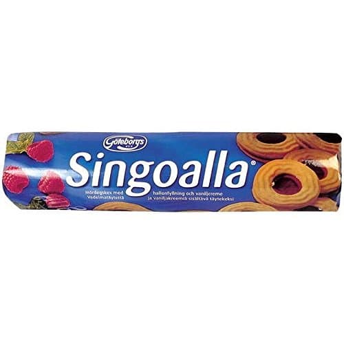 Goteborgs Kex Singoalla -Biscuits with Raspberry Filling 190g - Pack of 2