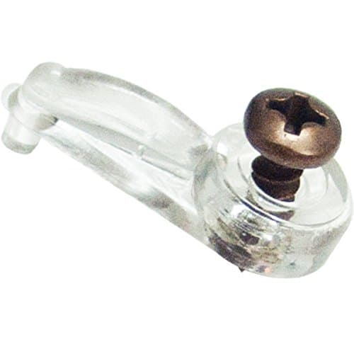 Glass Panel Clips 1/8" offset Clear (Bag of 20)