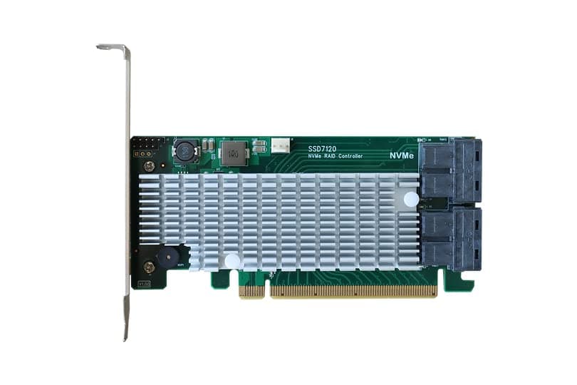 HighPoint Technologies Rocket 1120 NVMe 4-Port M.2/U.2 Unbeatable Peformance/Comprehensive Selection; No-Bifurcation Required, Black