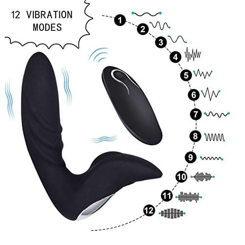 Waterproof Rechargeable Electric Massage with Wireless Remote Control,Prostrate Massaging Toys for Men Beginner