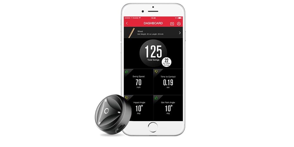 Smash Pro Sports Baseball Swing Analyzer, Black