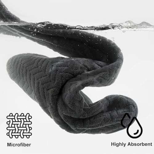 Ferdilan 4 Pack Large Bath Towels Set 35"x70" Grey Oversized Bath Sheet Chair Towels, 600 GSM Ultra Soft & Absorbent Towels for Bathroom, Quick Dry Towel for Gym Hotel Camp Pool