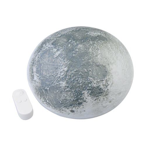 Novelty Healing Moon LED Wall Twilight Night Light Remote Control Moon Light