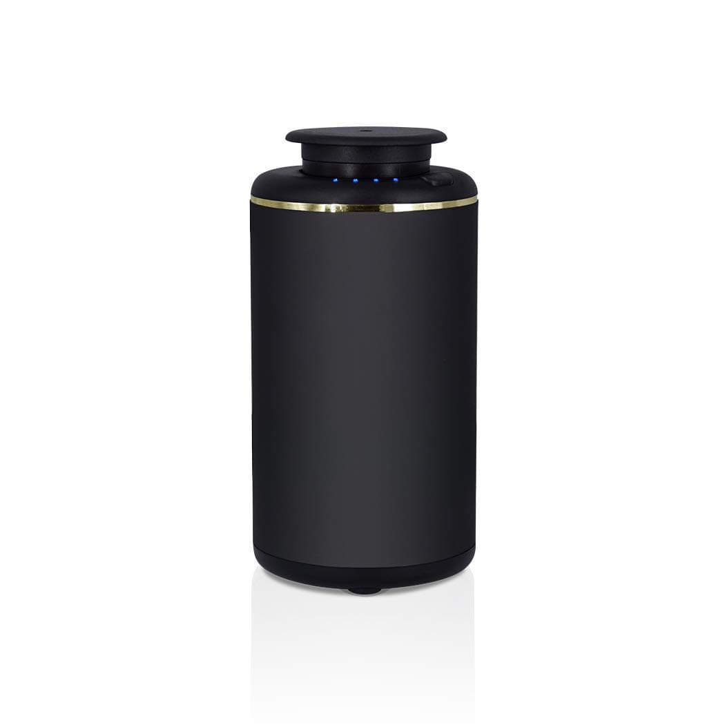 Waterless USB Pure Essential Oil Nebulizing Diffuser,Aroma Vaporizer No Heat,No Water for Living Room,Bedroom,Car(Black)