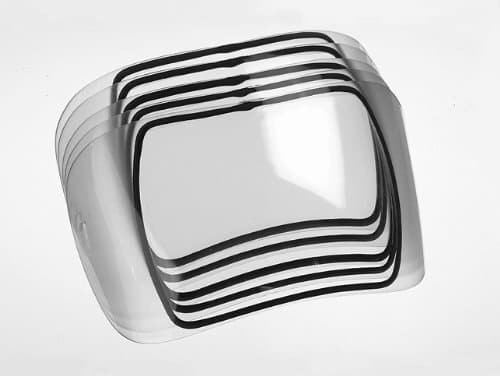 5000.212 Front Cover Lens for e600 and OSE Series Welding Helmets, 5-Pack