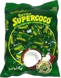 Supercoco SUPER TURRON ALL NATURAL COCONUT CANDY 50 COUNT