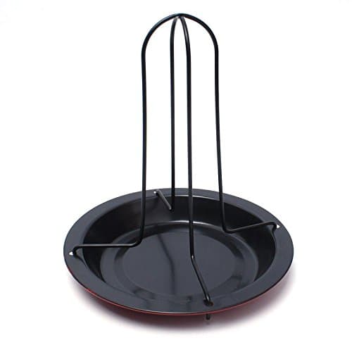 Chicken Roaster Rack Barbecue Grilling Cooking Tools Upright With Tin Carbon Steel 1719cm