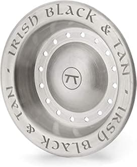 Outset 76487 Irish Black and Tan Layering Tool, 3.75" Diameter, Stainless Steel