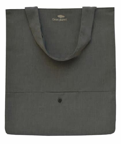 Clean Planet Cotton Washable Multi-Purpose Reusable Compact Fabric Tote Bag/Storage Bag - 38 x 33 Cm