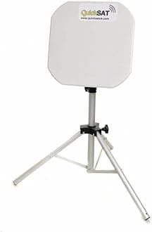 FALCON WORLD CLASS TECHNOLOGY QuickSAT EZ65 Easyfind Flat Dish Portable Motorhome Satellite TV System