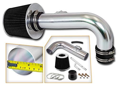 Rtunes Racing Short Ram Air Intake Kit + Filter Combo BLACK Compatible For 11-15 Chevy Cruze 1.4L Turbo / 12-15 Chevy Sonic 1.4L Turbo models only