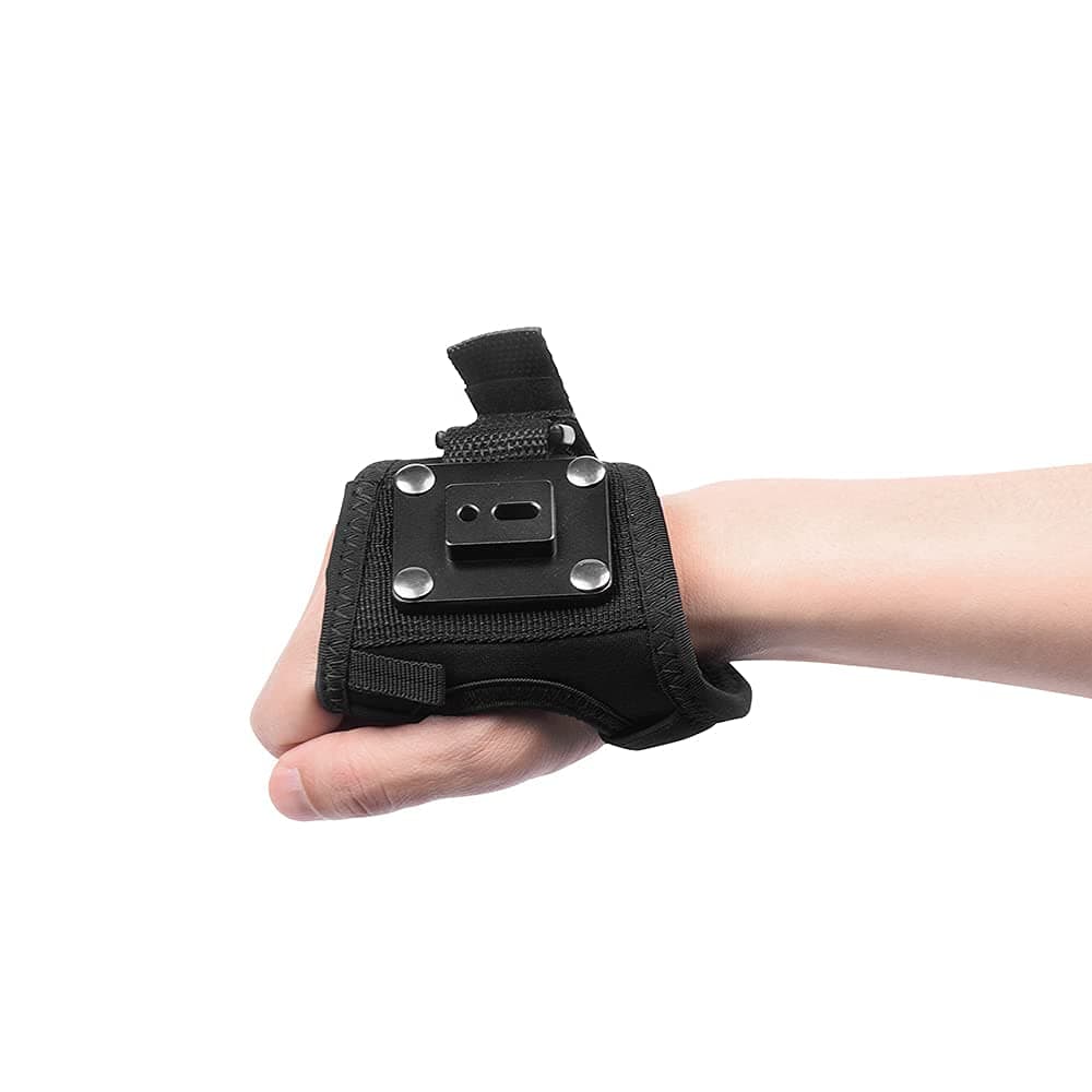 ORCATORCH WS02 Diving Flashlight Wrist Mount Glove, Hands Free Dive Light Holder Universal Adjustable Wrist Strap, Scuba Accessories for ZD710, D630, D620, D511, D850, D910V, D900V Dive Light