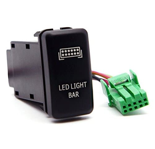 Cali Raised LEDTall OEM Style LED Light Bar Switch (Blue) for Toyota