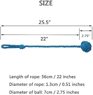 Melaluxe 2 Pack Curtain Tiebacks - Heavy Duty Curtain Rope Tieback, Handmade Rural Decorative Curtain Holdbacks (Navy Blue)