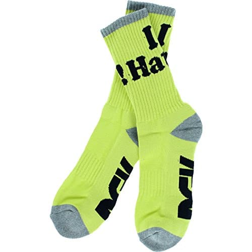 DGK Skateboards Haters Volt / Grey / Black Crew Socks