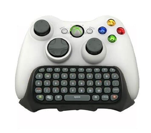 Dcolor Full QWERTY Text Chat Messaging Pad Chatpad Keyboard for Xbox 360 Live Games Controller