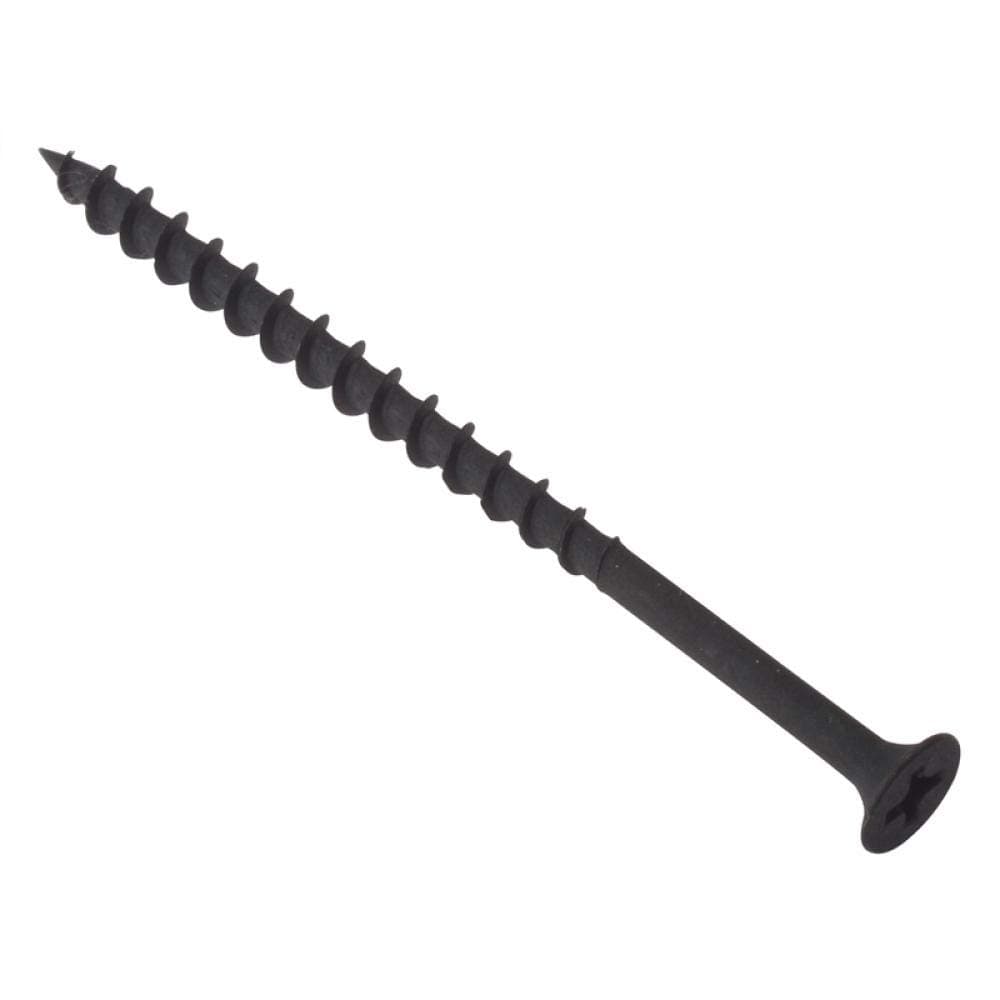 ForgeFix Drywall Screws Coarse Thread | 3.5 x 25mm | Black Phosphate | Box 200