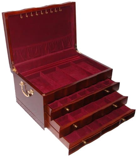 JB-028 Jewlery Box, Red