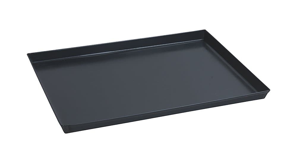 Paderno 41745-40 Rectangular Baking Tray Made of Iron, Non-Stick Baking Tray, High Rims, 40 x 30 cm, Height 3 cm