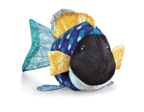 Lil'Kinz Mini Plush Stuffed Animal Blue Triggerfish