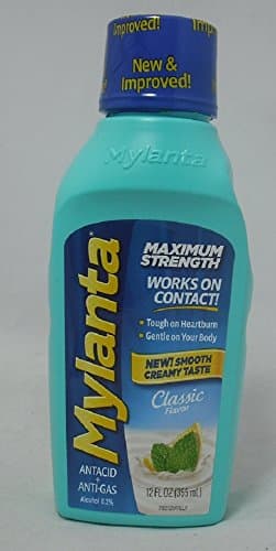 Mylanta Mint Maximum Strength Liquid 12 FL Oz per Bottle (11 Pack)
