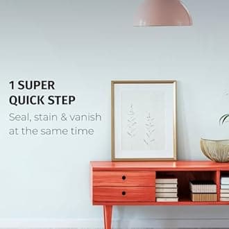 Saman SAM-319-8 Hybrid Interior Stain for Fine Wood for Seal, Stain and Varnish, Prestige Grey