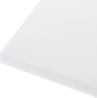 24" x 12" x 1/2" HDPE Plastic Sheet, High Density Polyethylene Sheet Cutting Board White Solid Block, [for DIY, Home Floor]