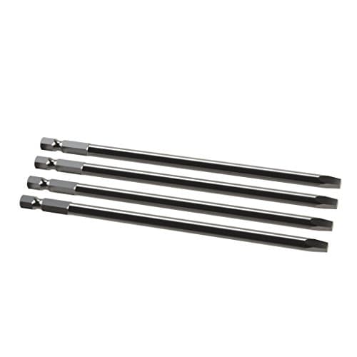 Impakt Tools SQD6, #2 Square Driver Bits, 6 Inches Long, 4 Pack
