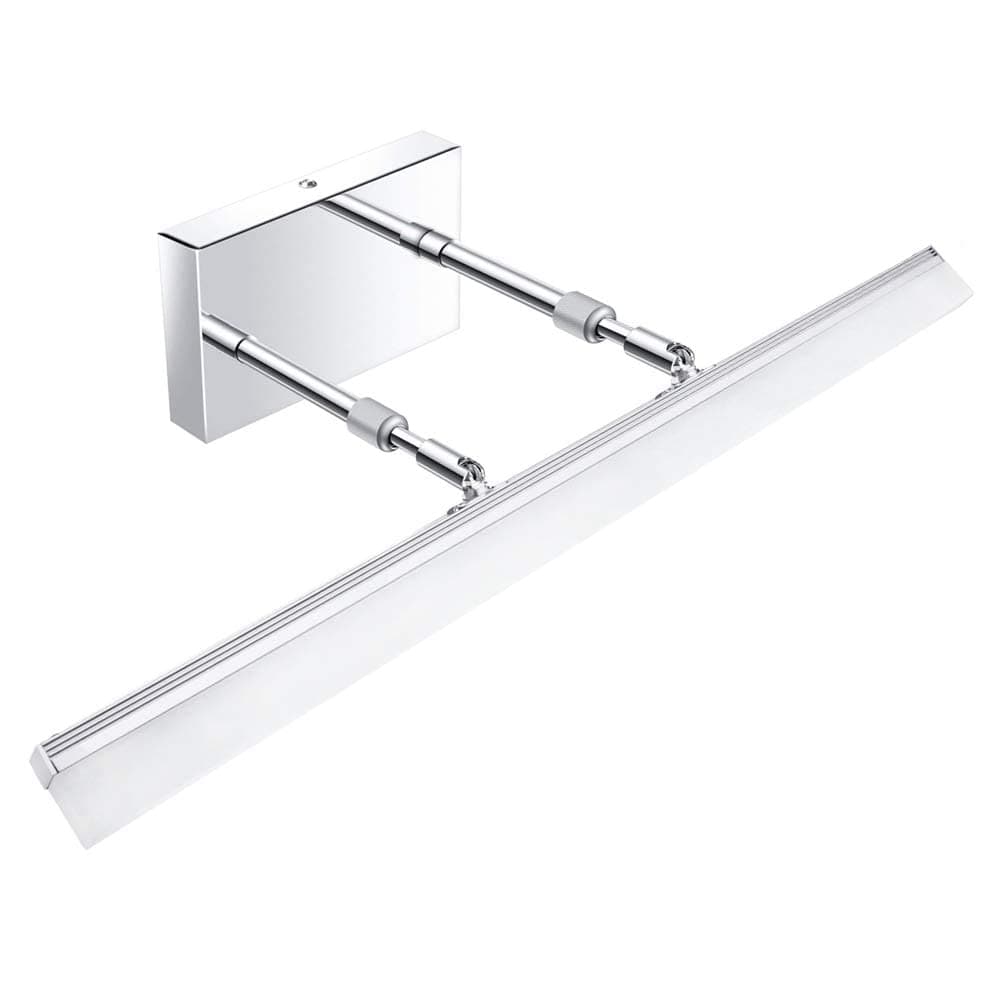 Aipsun24 inch Modern LED Vanity Lights Adjustable Bathroom Vanity Light Fixtures Chrome Bathroom Light Fixture Over Mirror 5500K