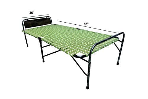 STMMZ® Smart Niwar Folding Bed Size 36" X 72" (Multicolor)