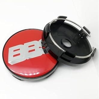 Aamron Hub Centre Caps for BBS Wheel Center Caps&Waterproof 4Pcs 56mm, Dustproof Hubcaps for Rims, Car Styling Accessories,G, normal