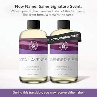 Lavender Oil Essential Oil / Lavender Essential Oil / Lavender Oil Spray - For Reed Diffuser Oil Refill for Reed Diffusers, Electric Diffuser Oil Machines, and Oil Warmers - Natural, Organic Oil